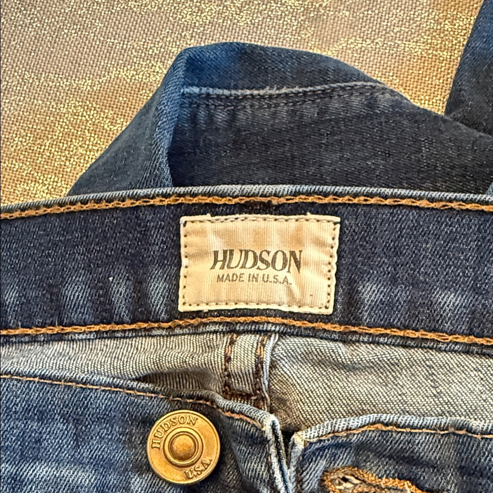 Hudson Jeans Women's Skinny Dark Blue Denim - Picture 2 of 5